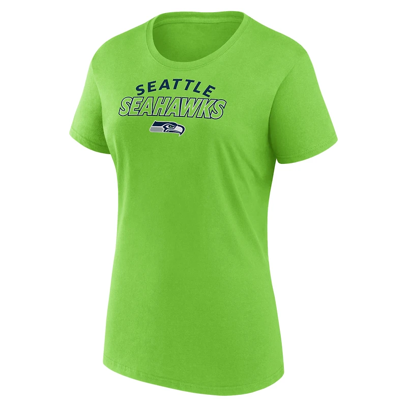 Pack combiné de t-shirts Risk Fanatics Seattle Seahawks pour femmes