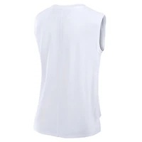 Débardeur de sport blanc Seattle Seahawks Studio Fanatics pour femmes