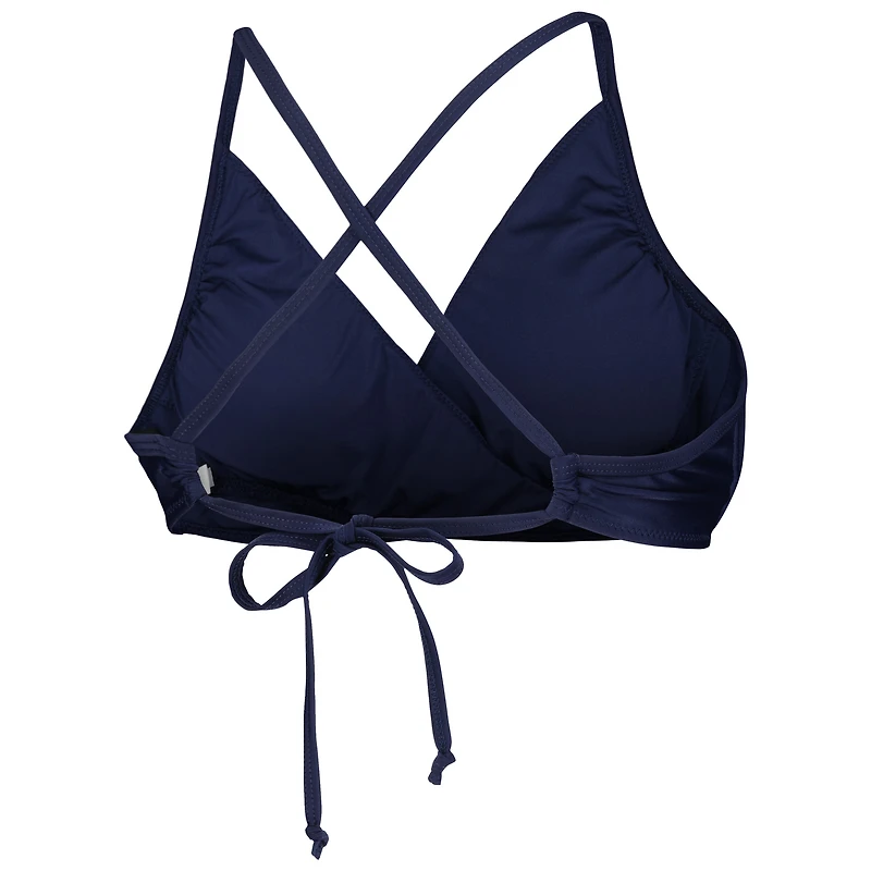 Women's G-III 4Her by Carl Banks College Navy Seattle Seahawks Hall of Fame Bikini Top