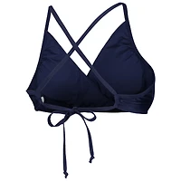 Women's G-III 4Her by Carl Banks College Navy Seattle Seahawks Hall of Fame Bikini Top