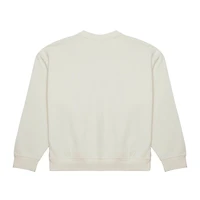 Sweat-shirt à capuche pour femme Mitchell & Ness Cream Seattle Seahawks Throwback Logo 3.0