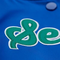 Women's Mitchell & Ness  Royal Seattle Seahawks Full-Snap Satin Jacket