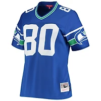 Women's Mitchell & Ness Steve Largent Royal Seattle Seahawks 1985 Legacy Replica Jersey