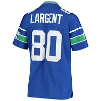 Women's Mitchell & Ness Steve Largent Royal Seattle Seahawks 1985 Legacy Replica Jersey
