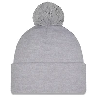 Women's New Era Wolf Gray Seattle Seahawks 2025 Rivalries Collection Fan Pack Marled Cuffed Knit Hat with Pom