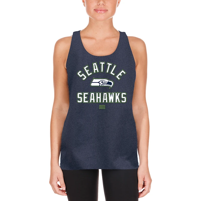 Women's New Era College Navy Seattle Seahawks 2024 NFL Training Camp Tank Top