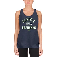 Women's New Era College Navy Seattle Seahawks 2024 NFL Training Camp Tank Top