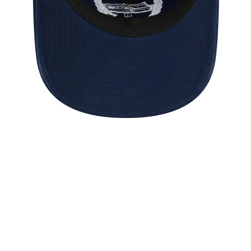 Casquette ajustable 9TWENTY Seattle Seahawks Leaves 9TWENTY pour femme New Era College bleu marine