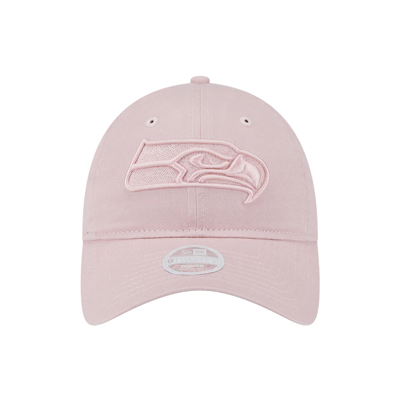 Casquette ajustable Main 9TWENTY rose clair pour femme des Seattle Seahawks de New Era Casquette ajustable Main 9TWENTY