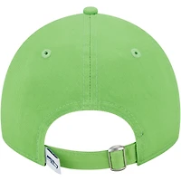 Women's New Era Neon Green Seattle Seahawks Main Core Classic 2.0 9TWENTY Adjustable Hat