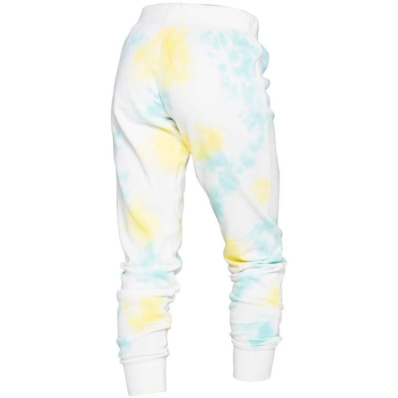 Women's New Era White/Mint Seattle Seahawks Ice-Dye Lounge Pants
