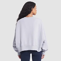 Women's Nike Wolf Gray Seattle Seahawks 2025 Rivalries Collection Oversized Phoenix Fleece Sweatshirt