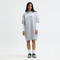 Women's Nike  Wolf Gray Seattle Seahawks 2025 Rivalries Collection Oversized Tech Fleece Dress