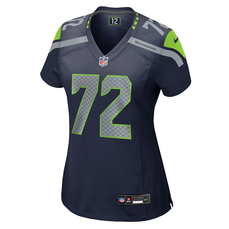 Women's Nike Abraham Lucas College Navy Seattle Seahawks Team Game Jersey