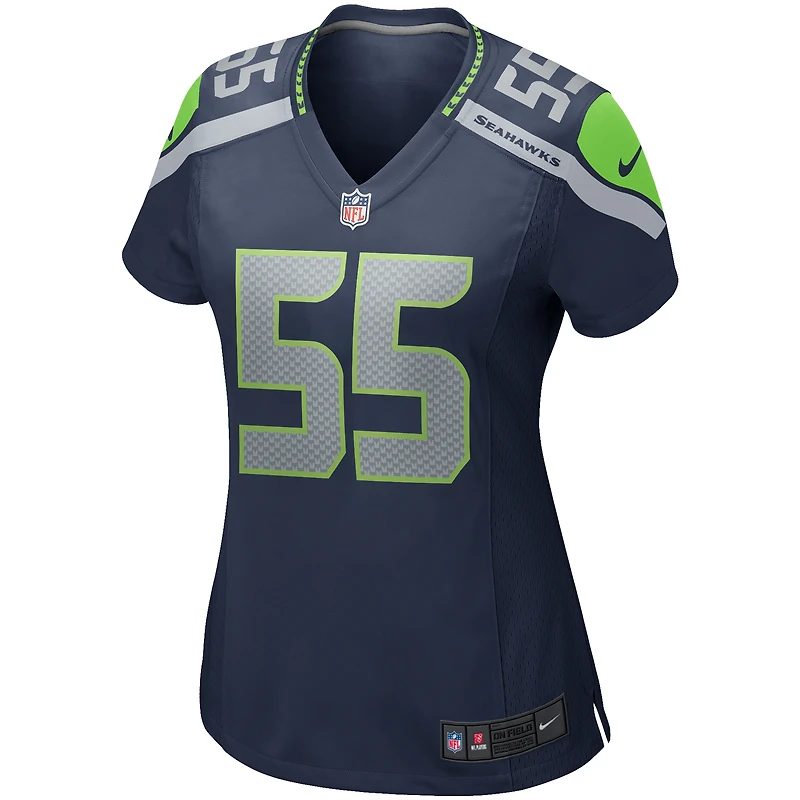 Maillot de joueur retraité Nike Brian Bosworth College Navy des Seattle Seahawks pour femme