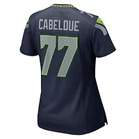 Women's Nike Bryce Cabeldue  College Navy Seattle Seahawks Team Game Jersey