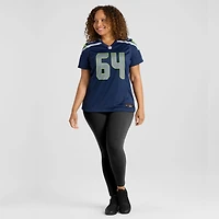 Women's Nike Christian Haynes  College Navy Seattle Seahawks Team Game Jersey