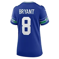 Women's Nike Coby Bryant Royal Seattle Seahawks Throwback Player Game Jersey