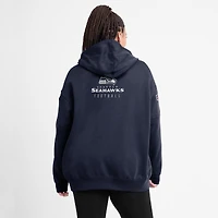 Sweat à capuche en polaire Sideline Club Seattle Seahawks 2023 Nike College Navy pour femme