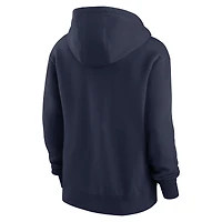 Sweat à capuche en polaire Nike College Navy Seattle Seahawks Club pour femmes
