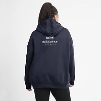 Sweat à capuche Nike College Navy Seattle Seahawks Sideline Club Fleece pour femme