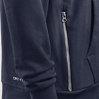 Women's Nike College Navy Seattle Seahawks Sideline Standard Issue Initial Home Dri-FIT Hoodie