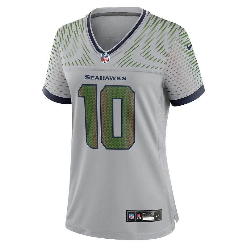 Women's Nike Cooper Kupp Wolf Gray Seattle Seahawks 2025 Rivalries Collection Game Jersey