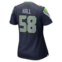 Women's Nike Derick Hall College Navy Seattle Seahawks Team Game Jersey