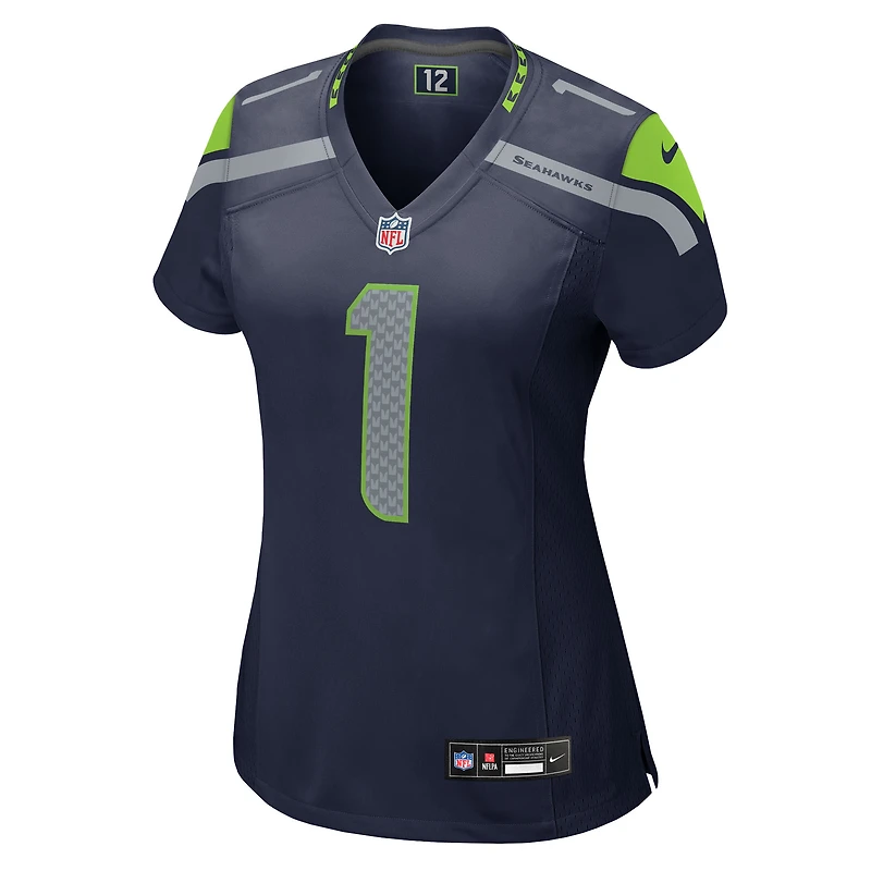 Women's Nike Derion Kendrick  College Navy Seattle Seahawks Team Game Jersey