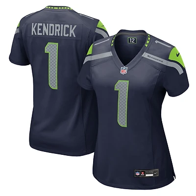 Women's Nike Derion Kendrick  College Navy Seattle Seahawks Team Game Jersey