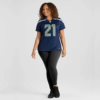 Maillot de match d'équipe Nike Devon Witherspoon College Navy pour femme des Seattle Seahawks