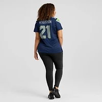 Maillot de match d'équipe Nike Devon Witherspoon College Navy pour femme des Seattle Seahawks