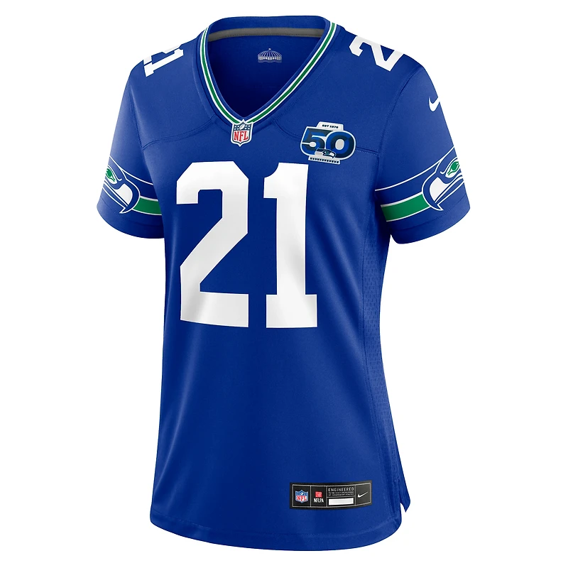 Women's Nike Devon Witherspoon Royal Seattle Seahawks Alternate 2 50th Season Game Jersey