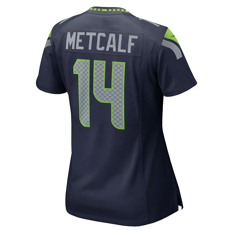 Maillot de match l'équipe Nike DK Metcalf College Navy Seattle Seahawks pour femme