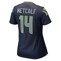 Maillot de match l'équipe Nike DK Metcalf College Navy Seattle Seahawks pour femme