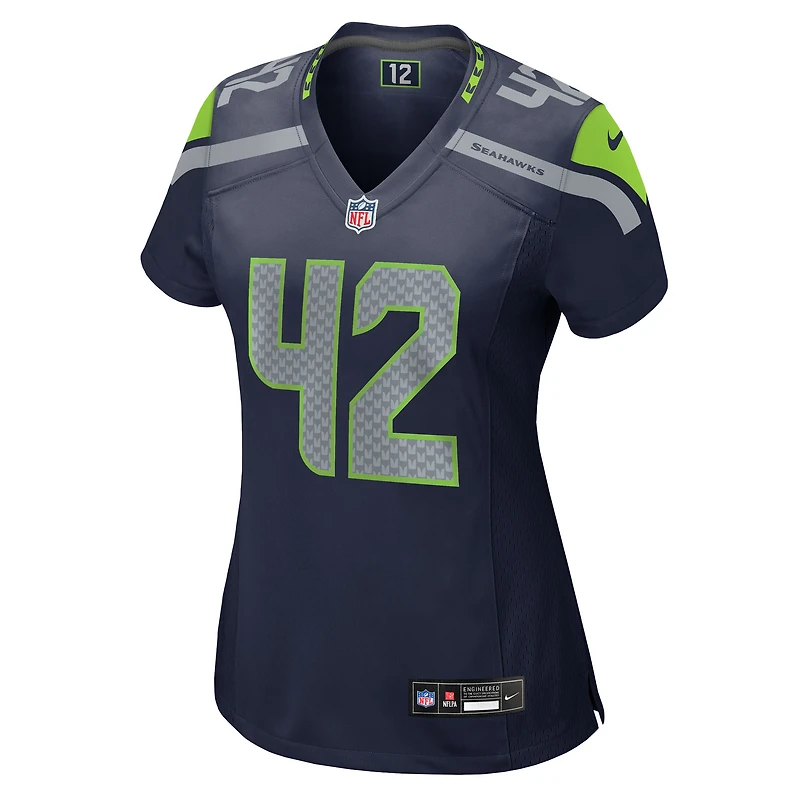 Maillot de match Nike Drake Thomas College Navy pour femme des Seattle Seahawks