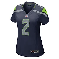 Maillot Nike Drew Lock College Navy pour femme des Seattle Seahawks
