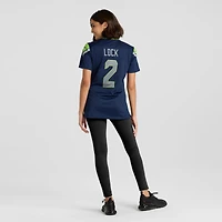 Maillot Nike Drew Lock College Navy pour femme des Seattle Seahawks
