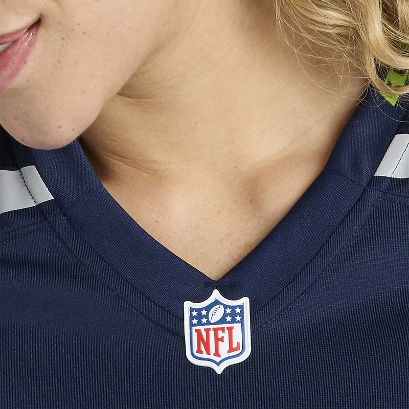 Maillot Nike Ernest Jones IV College Navy pour femme des Seattle Seahawks