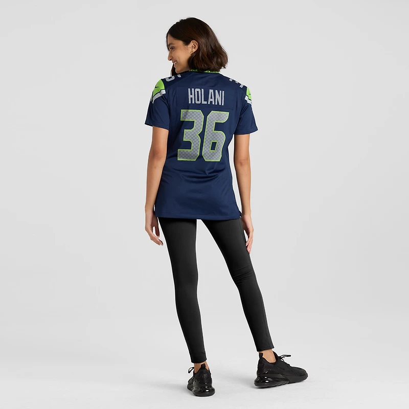 Women's Nike George Holani  College Navy Seattle Seahawks Team Game Jersey