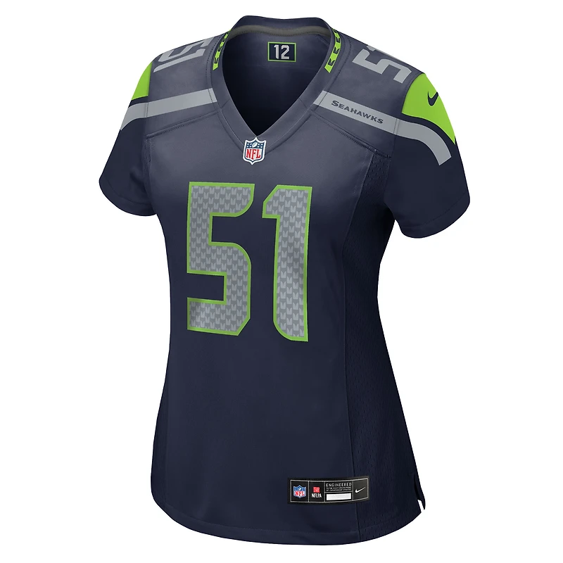 Women's Nike Jared Ivey College Navy Seattle Seahawks Team Game Jersey