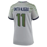 Maillot Nike Jaxon Smith-Njigba pour femme, gris loup, collection Rivalries 2025 des Seattle Seahawks