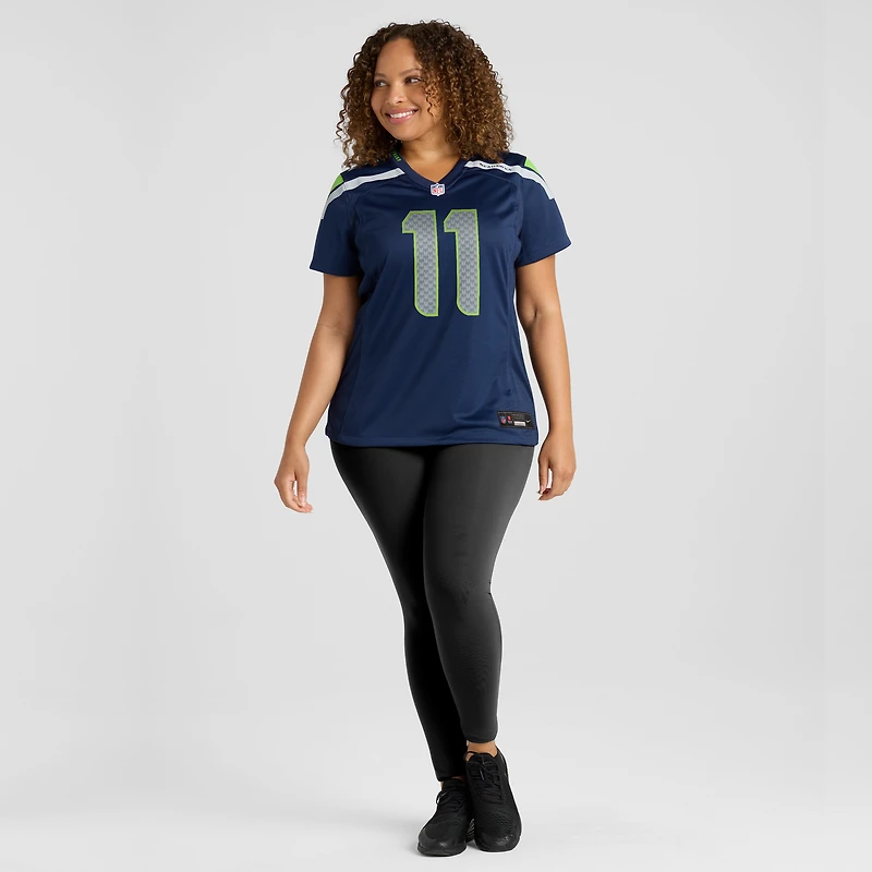 Women's Nike Jaxon Smith-Njigba Royal Seattle Seahawks Throwback Player Game Jersey