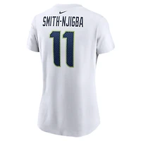 Women's Nike Jaxon Smith-Njigba White Seattle Seahawks Player Name & Number T-Shirt