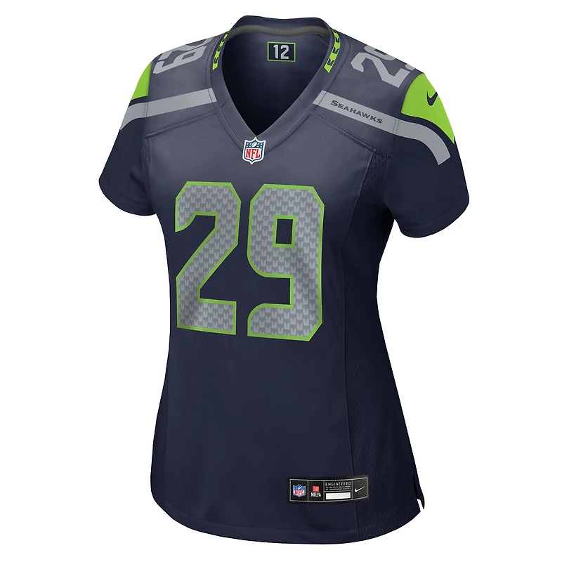 Women's Nike Josh Jobe College Navy Seattle Seahawks Team Game Jersey