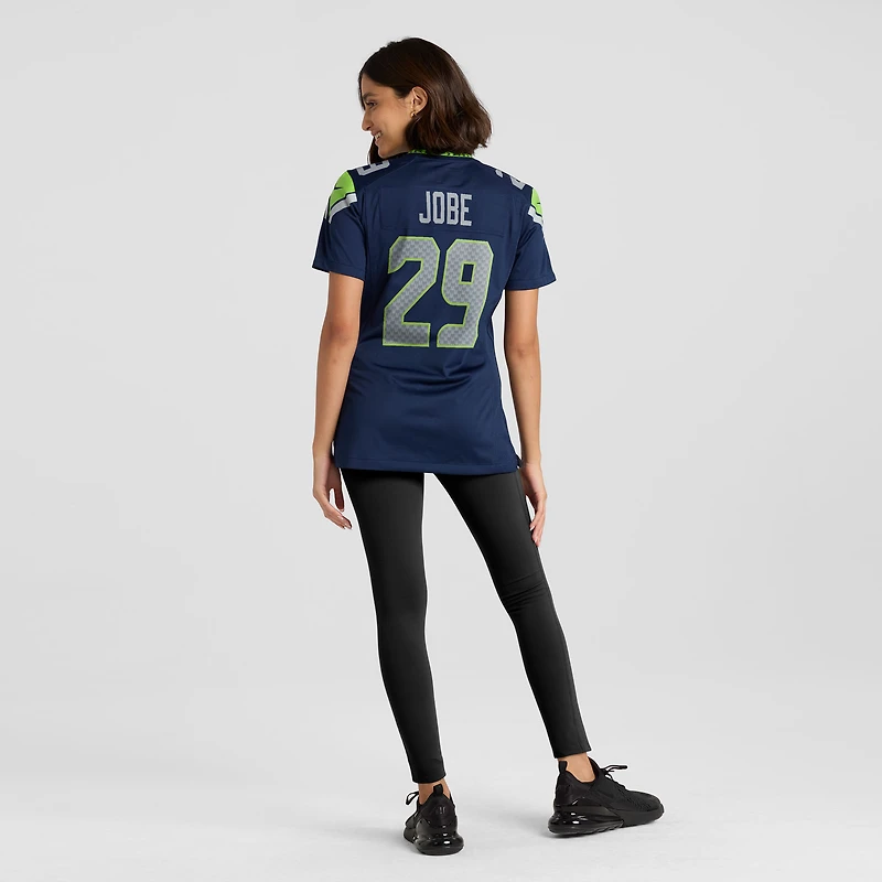 Maillot Nike Josh Jobe College Navy pour femme des Seattle Seahawks