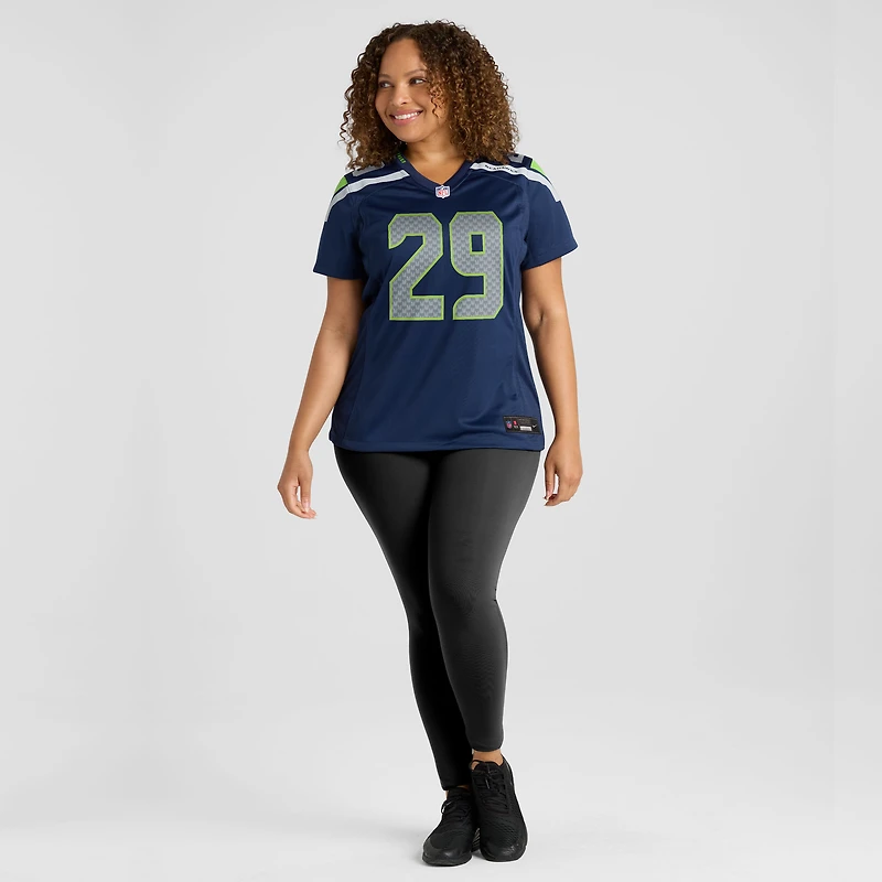 Women's Nike Josh Jobe College Navy Seattle Seahawks Team Game Jersey