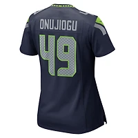Women's Nike Joshua Onujiogu  College Navy Seattle Seahawks Team Game Jersey
