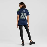 Women's Nike Julian Love Royal Seattle Seahawks Throwback Player Game Jersey
