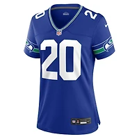 Women's Nike Julian Love Royal Seattle Seahawks Throwback Player Game Jersey